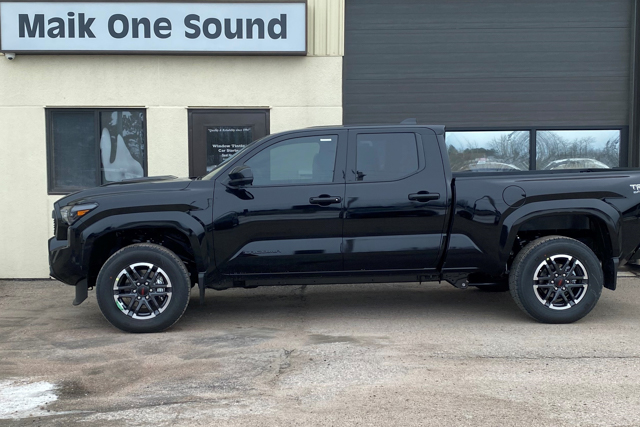 Toyota 2025 Tacoma with professional window tint in North Bay